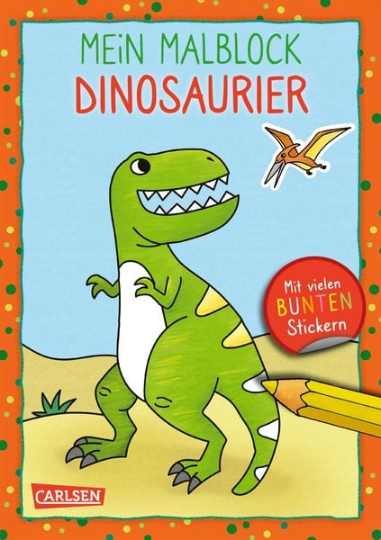 Produktbild: Mein Malblock: Dinosaurier