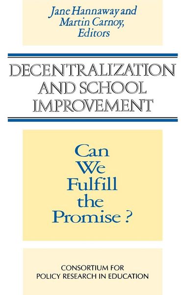 Produktbild: Decentralization School Improvement