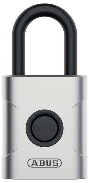 Produktbild: ABUS ABEO10000 Vorh&auml;ngeschloss Bluetooth Silber Bluetooth-Vorh&auml;ngeschloss