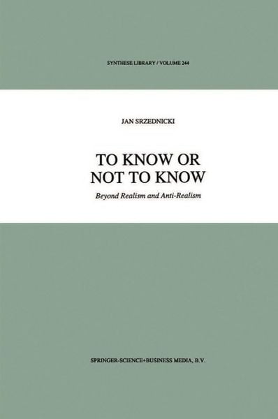 Produktbild: To Know or Not to Know