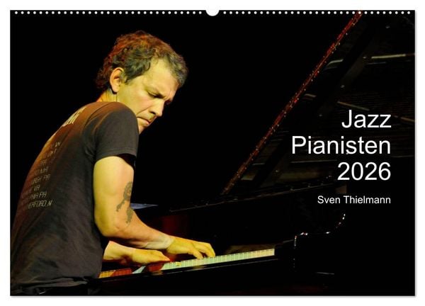 Jazz Pianisten 2026 (Wandkalender 2026 DIN A2 quer), CALVENDO Monatskalender