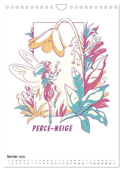 Produktbild: Monde enchant&eacute; de fleurs (Calendrier mural 2026 DIN A4 horizontal), CALVENDO calendrier mensuel
