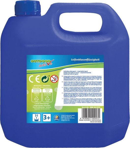 Produktbild: Outdoor active Seifenblasenfl&uuml;ssigkeit, 3 Liter Kanister
