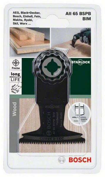 Produktbild: Bosch Accessories 2609256C63 AIZ 65 BSB Bimetall Tauchs&auml;geblatt 1St.