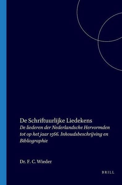 Produktbild: de Schriftuurlijke Liedekens