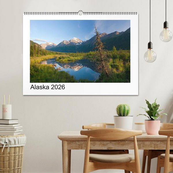Produktbild: Alaska 2026 (Wandkalender 2026 DIN A2 quer), CALVENDO Monatskalender