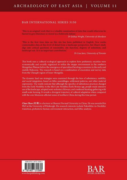 Produktbild: Land Use Among Prehistoric Steppe Societies on the South Mongolian Plateau