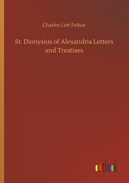 Produktbild: St. Dionysius of Alexandria Letters and Treatises