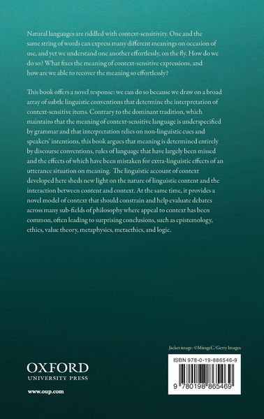 Produktbild: CONTEXT AND COHERENCE C