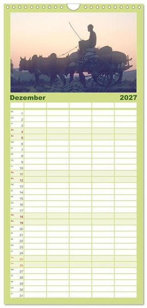 Produktbild: Familienplaner 2027 - Myanmar Land der Tempel und Pagoden mit 5 Spalten (Wandkalender, 21 x 45 cm) CALVENDO