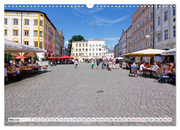 Produktbild: Eine Perle Oberbayerns - Rosenheim (Wandkalender 2026 DIN A3 quer), CALVENDO Monatskalender