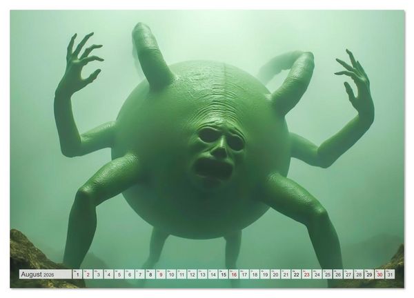 Produktbild: Chinesische Mythologie - G&ouml;tter, Helden und Monster (Wandkalender 2026 DIN A2 quer), CALVENDO Monatskalender