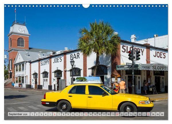 Produktbild: FLORIDA KEYS UND KEY WEST Malerische Reiseroute (Wandkalender 2026 DIN A3 quer), CALVENDO Monatskalender