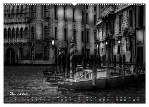 Produktbild: Venedig - Licht und Schatten (Wandkalender 2026 DIN A2 quer), CALVENDO Monatskalender