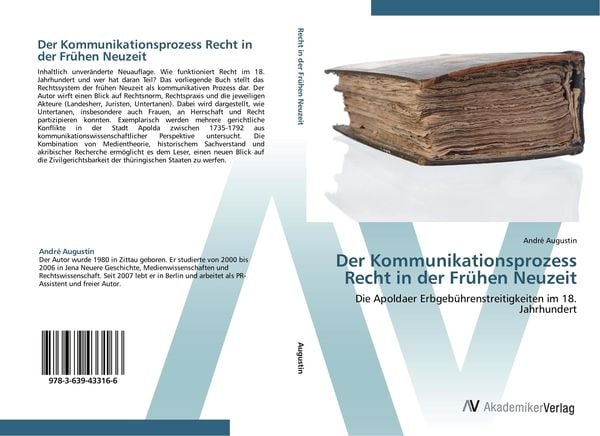 Produktbild: Der Kommunikationsprozess Recht in der Fr&uuml;hen Neuzeit