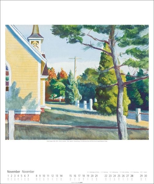 Produktbild: Edward Hopper Kalender 2027