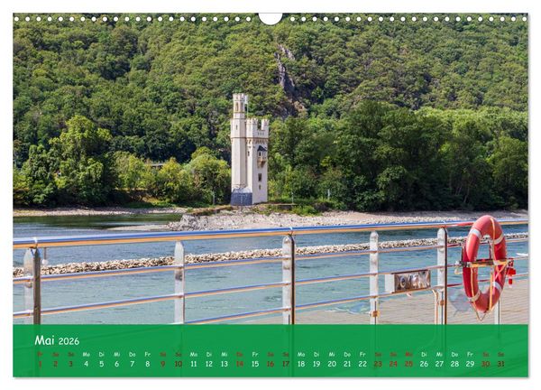 Produktbild: Eine Kreuzfahrt auf dem Rhein (Wandkalender 2026 DIN A3 quer), CALVENDO Monatskalender