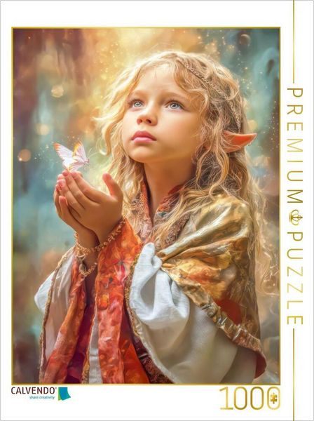 CALVENDO Puzzle Elfen | 1000 Teile Lege-Größe 64x48cm Foto-Puzzle für glückliche Stunden