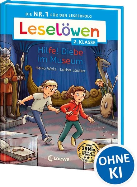 Produktbild: Lesel&ouml;wen 2. Klasse - Hilfe! Diebe im Museum