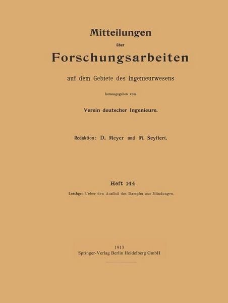 Produktbild: Ueber den Ausflu&szlig; des Dampfes aus M&uuml;ndungen