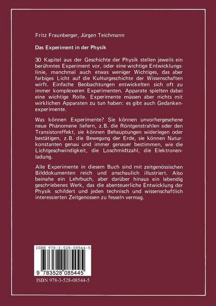 Produktbild: Das Experiment in der Physik