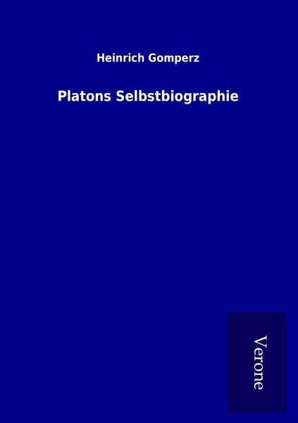 Produktbild: Platons Selbstbiographie