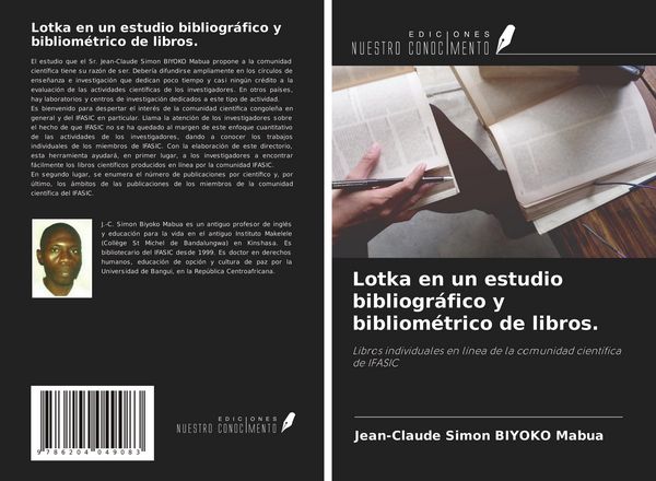 Produktbild: Lotka en un estudio bibliogr&aacute;fico y bibliom&eacute;trico de libros.