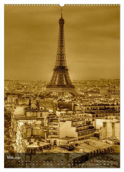 Produktbild: Paris - Die Sch&ouml;ne am Fluss (hochwertiger Premium Wandkalender 2026 DIN A2 hoch), Kunstdruck in Hochglanz