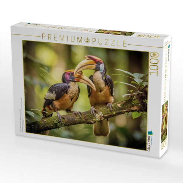 Produktbild: CALVENDO Puzzle Natur, die man h&ouml;rt, bevor man sie sieht. | 1000 Teile Lege-Gr&ouml;&szlig;e 64x48cm Foto-Puzzle f&uuml;r gl&uuml;ckliche Stunden