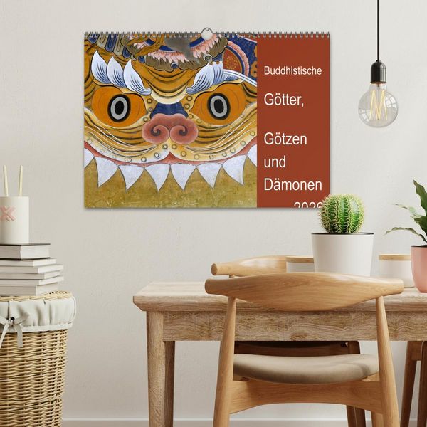 Produktbild: Buddhistische G&ouml;tter, G&ouml;tzen und D&auml;monen (Wandkalender 2026 DIN A3 quer), CALVENDO Monatskalender