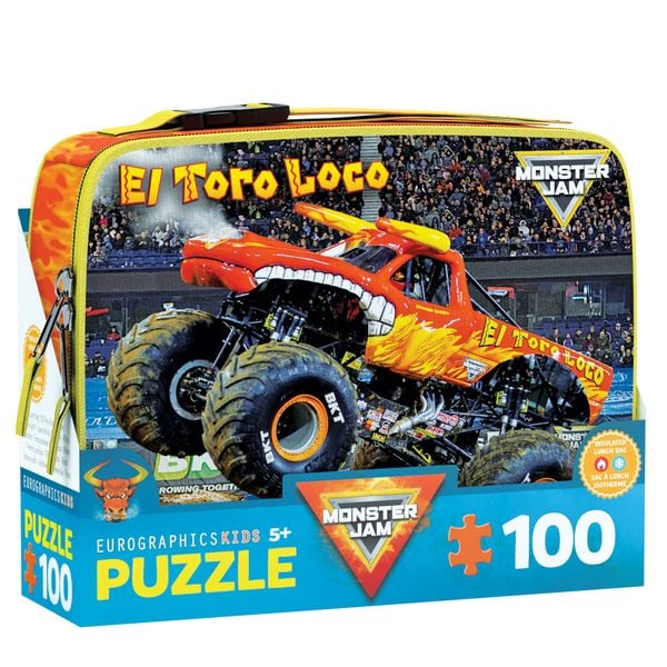 Produktbild: Lunch Box Puzzle 100 Teile - Monster Jam El Toro Loco