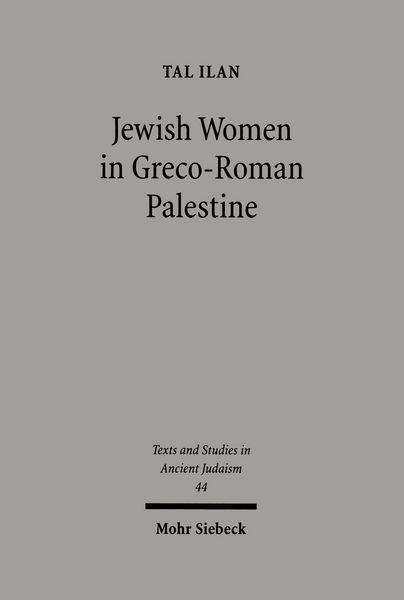Produktbild: Jewish Women in Greco-Roman Palestine