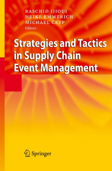 Produktbild: Strategies and Tactics in Supply Chain Event Management