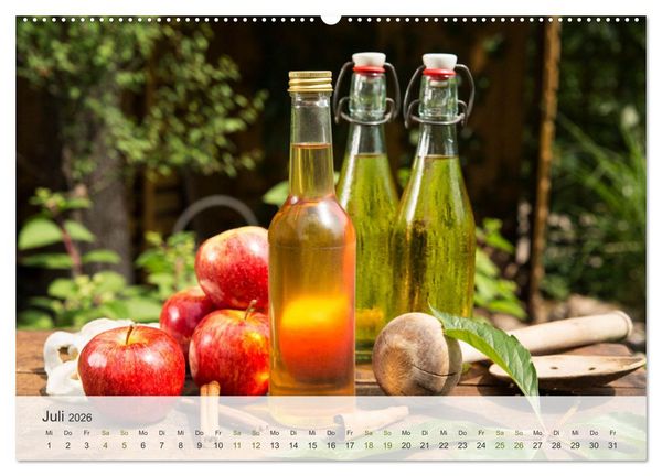 Produktbild: ApfelZEIT - Nat&uuml;rlich k&ouml;stlich (hochwertiger Premium Wandkalender 2026 DIN A2 quer), Kunstdruck in Hochglanz