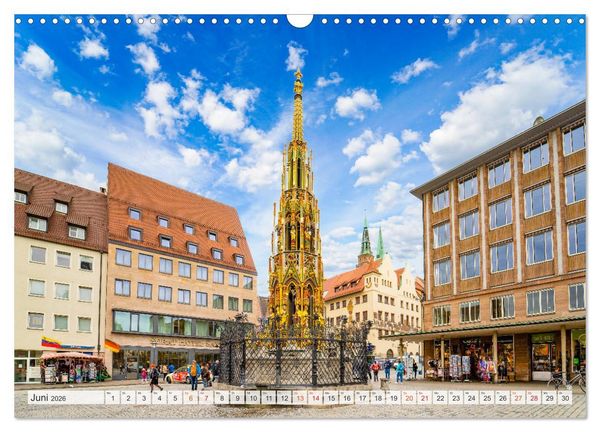 Produktbild: N&uuml;rnberg Impressionen (Wandkalender 2026 DIN A3 quer), CALVENDO Monatskalender