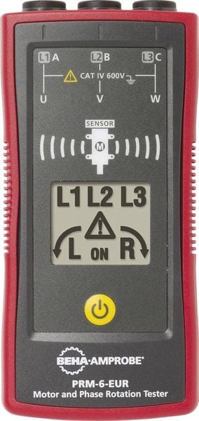 Beha Amprobe PRM-6-EUR Drehfeldmessgerät CAT IV 600V LCD