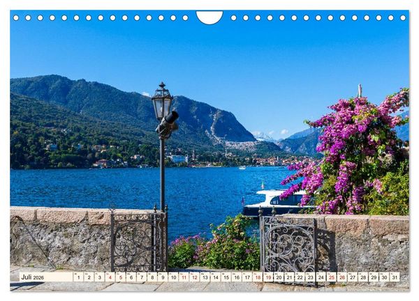 Produktbild: Lago Maggiore - Traumorte am See (Wandkalender 2026 DIN A4 quer), CALVENDO Monatskalender