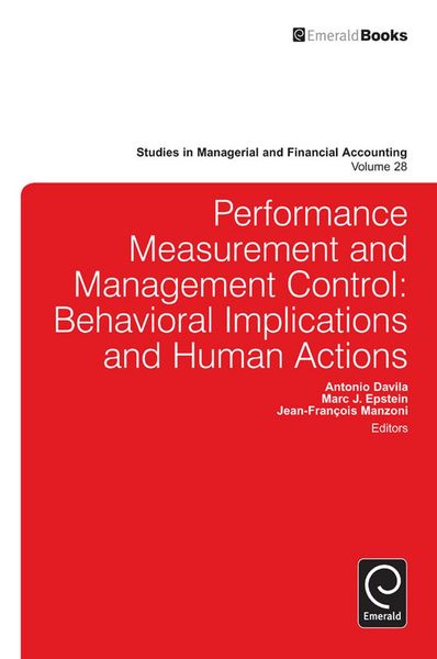 Produktbild: Performance Measurement and Management Control