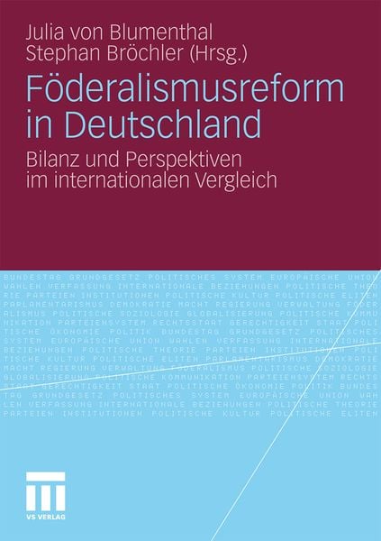 Produktbild: F&ouml;deralismusreform in Deutschland