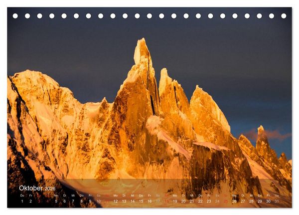 Produktbild: Majest&auml;tische Berge Cerro Torre Patagonien (Tischkalender 2026 DIN A5 quer), CALVENDO Monatskalender