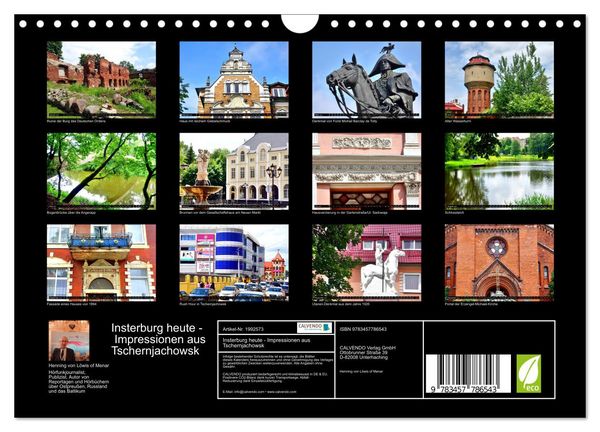 Produktbild: Insterburg heute - Impressionen aus Tschernjachowsk (Wandkalender 2026 DIN A4 quer), CALVENDO Monatskalender