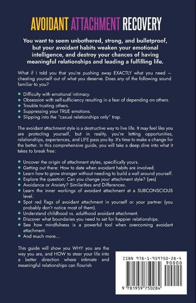 Produktbild: Avoidant Attachment Recovery