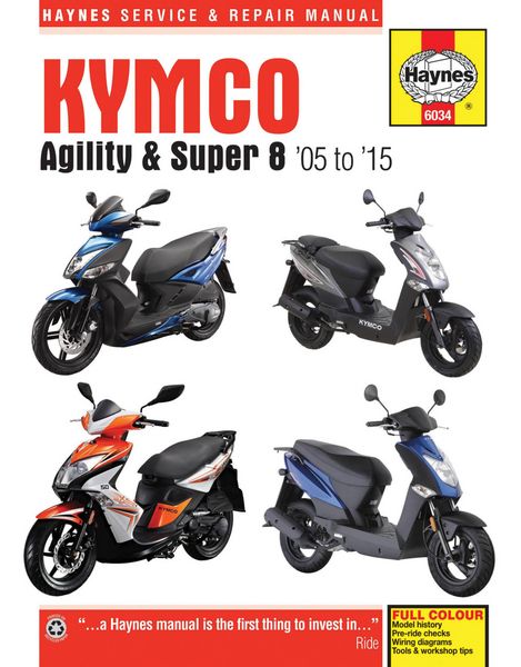 Produktbild: Kymco Agility & Super 8 Scooters (05 - 15)