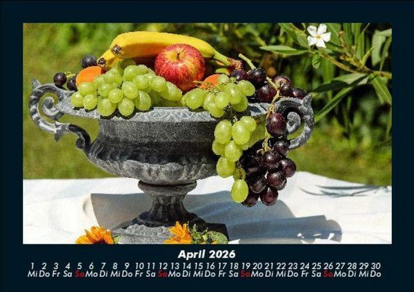 Produktbild: Obstkalender 2026 Fotokalender DIN A5