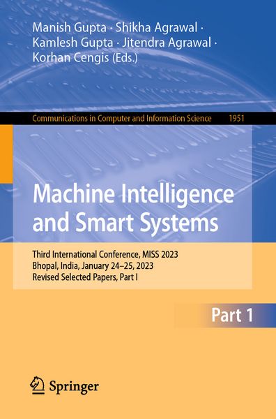 Produktbild: Machine Intelligence and Smart Systems