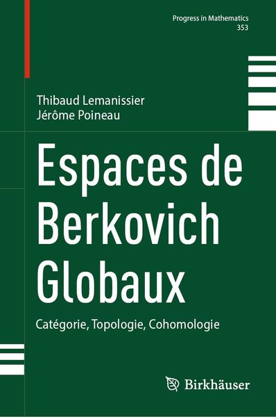Produktbild: Espaces de Berkovich Globaux