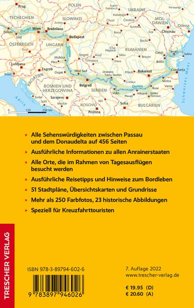 Produktbild: TRESCHER Reiseführer Kreuzfahrten Donau