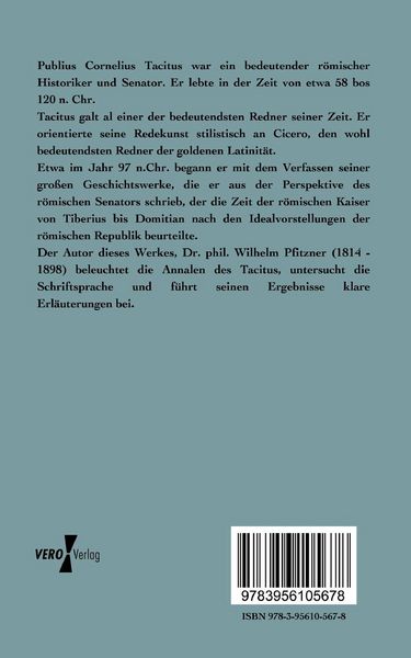 Produktbild: Die Annalen des Tacitus