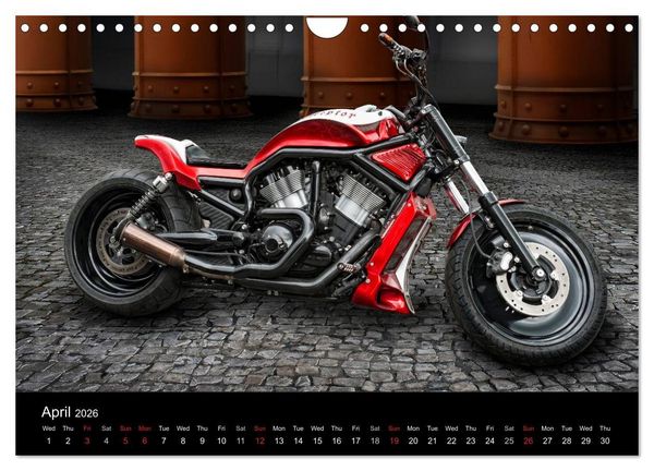 Produktbild: Motorbike Dreams (Wall Calendar 2026 DIN A4 landscape), CALVENDO 12 Month Wall Calendar