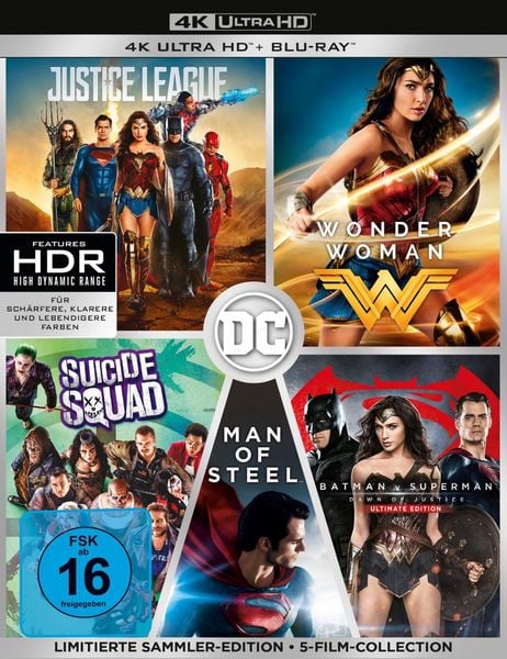 DC 5-Film-Collection (5 4K Ultra HD) (+ 5 BRs)